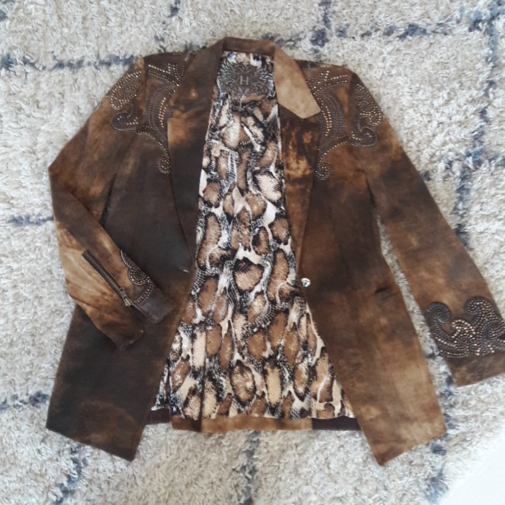 Brand New- Leather Jacket - L Size (Authentic Leather)